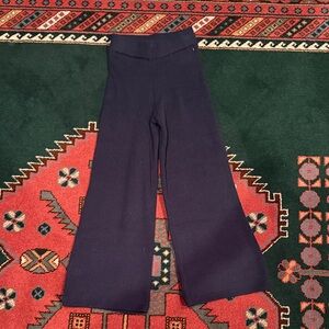Sincerely Jules Navy Blue Ribbed Pants XS